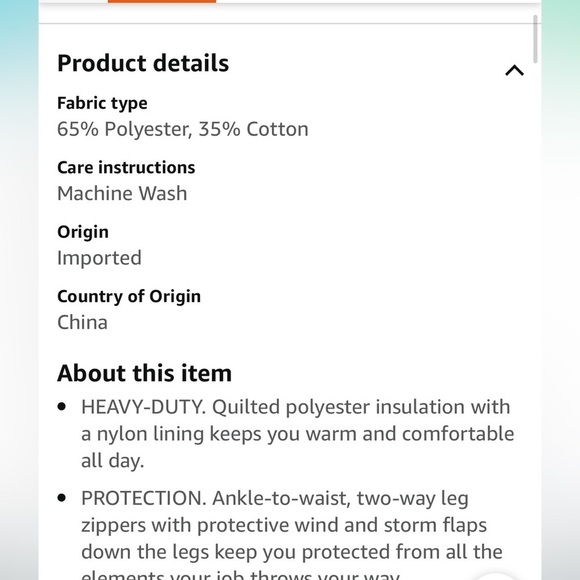 Red Kap Men's Insulated Blended Duck Coverall new - Picture 3 of 8